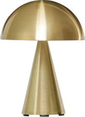 Hübsch Mush Trådløs Lampe Messing Hübsch Mush Trådløs Lampe Messing