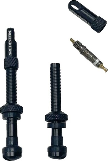 Vredestein Tubeless ventiler 2 stk. 50mm svart