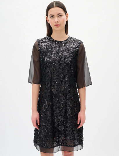 InWear Davinaiw Short Dress - Black - 38 InWear Davinaiw Short Dress - Black - 38
