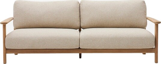 Kave Home 3 seters sofa tirant Brun