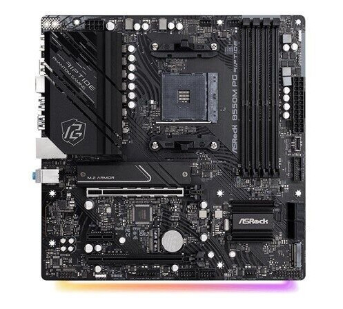 ASRock B550M PG Riptide - AMD B550 - AMD AM4 socket - DDR4 RAM - Micro-ATX