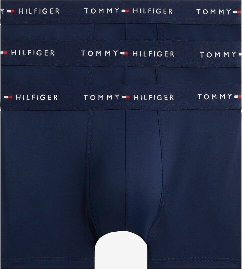 Tommy Hilfiger   Boksershorts 3P Trunk 3 pakning   Blå