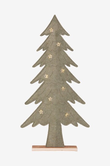 Star Trading   Dekorasjon Fabbe Tree 44cm   Grønn