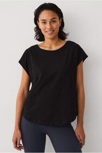 Ellos Studio Square Tee Soft Svart