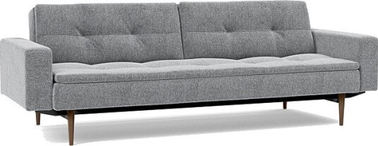 Sovesofa Dublexo med Armlener & Mørk Styletto ben B 2014048