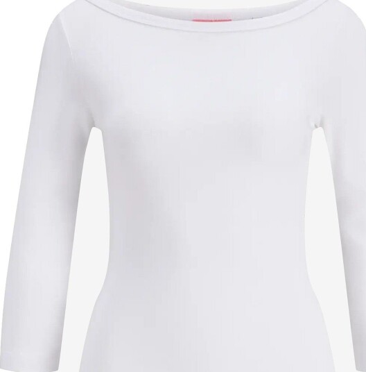 JJXX Jxstar 3/4 Boatneck Top Jrs BRIGHT WHITE L