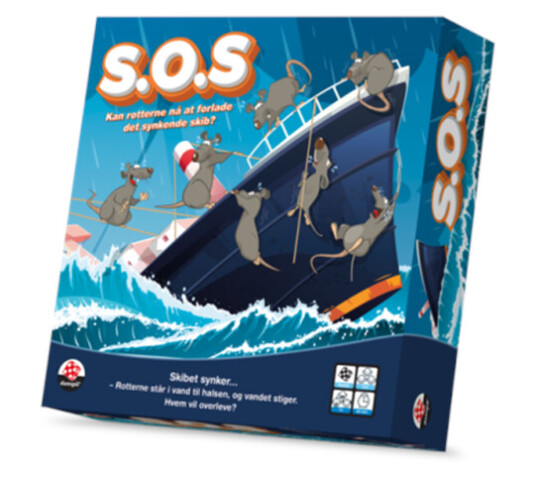 Danspil S.O.S. Familiebrettspill for 2-4 Spillere