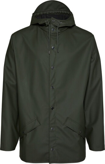 Rains Unisex Jacket Green XL, Green Rains Unisex Jacket Green XL, Green