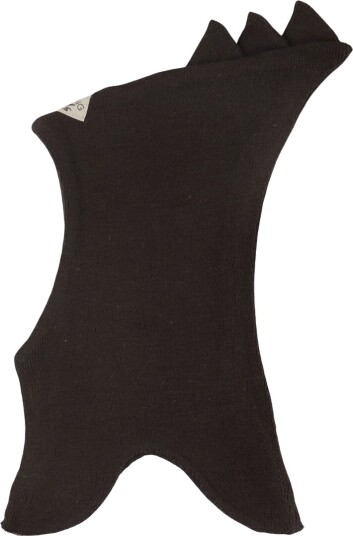 Racing Kids Balaclava Ull/Bomull 2 lags Dark Brown m. Takk Racing Kids 4 6 år (104 116) Balaclava dobbel Brun