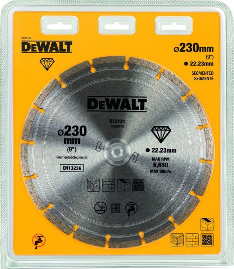 Dewalt 230mm Diamantkappskive DT3731 for Elektroverktøy