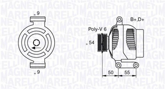 Dynamo MAGNETI MARELLI 063358061010