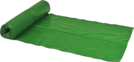 Sekk Abena Poly Line 100 L Grønn Ldpe/Resirkulert 10 Stk.