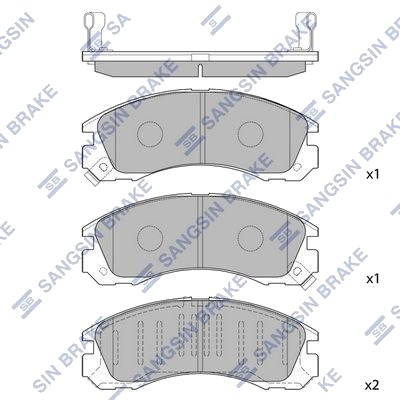Hi Q SP1068 Bremseklosser