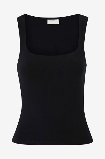 Gina Tricot Undertøystopp Basic Square Tanktop Svart