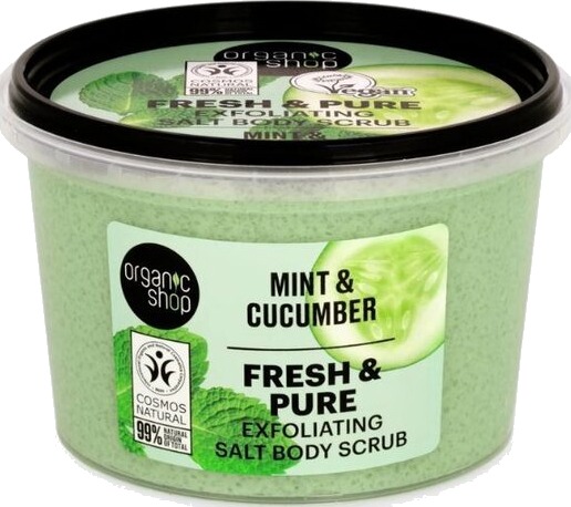 Organic Shop body scrub mint & cucumber 250 ml Organic Shop body scrub mint & cucumber 250 ml