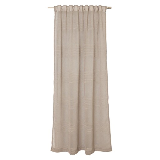 Gardin Fred 140x160 Mørk beige 140x160