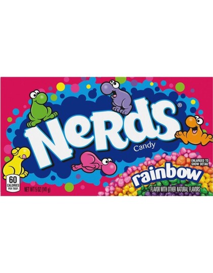 Nerds Candy Fruits   Sukkertøy med Forskjellige Fruktsmaker 141,7 gram USA Import