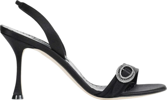 Manolo Blahnik Dame Sko Svart 36 EU,