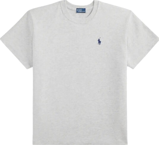 Polo Ralph Lauren Logo Cotton Jersey Tee   Grey   L
