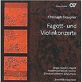 MediaTronixs Christian Leitherer : Christoph Graupner: Bassoon and Violin C CD Pre-Owned