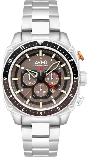 AVI 8 Herreklokke AV 4100 33 Hawker Hunter Grå/Stål Ø43 mm AVI 8 Herreklokke AV 4100 33 Hawker Hunter Grå/Stål Ø43 mm