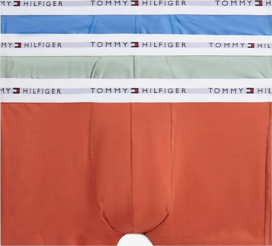 Tommy Hilfiger 3P Trunk BLUE SPELL TERRA RED MINTY GREY M