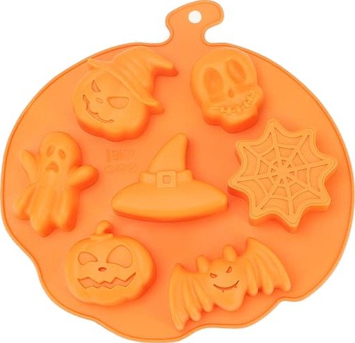 Halloween silikonformer kompatible med godteri, Halloween gresskar spøkelse flaggermusformer, DIY godteri gelé cupcakes kakeformer kompatible med DIY baking Halloween silikonformer kompatible med godteri, Halloween gresskar spøkelse flaggermusformer, DIY godteri gelé cupcakes kakeformer kompatible med DIY baking