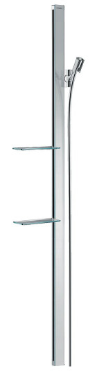 Hansgrohe Unica Dusjstang E 150 cm, m/dusjslange, Krom