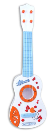 Bontempi 20 2225 Musikalsk Instrument Til Lek Og Moro Gitar 3 År 280 G Flerfarget Bontempi 20 2225 Musikalsk Instrument Til Lek Og Moro Gitar 3 År 280 G Flerfarget