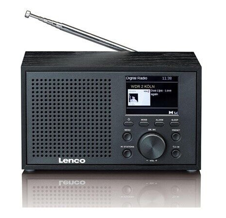 Lenco DAR-017BK DAB+ FM-radio med Bluetooth i sort tre Lenco DAR-017BK DAB+ FM-radio med Bluetooth i sort tre