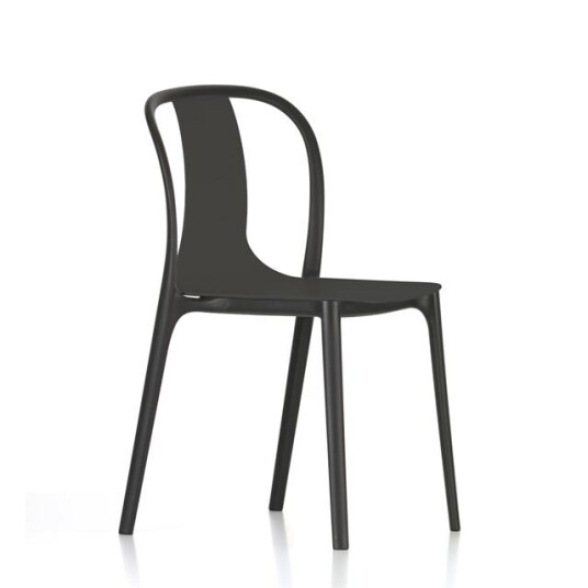 Vitra Belleville Utendørsstol med Plastskall Dyp Sort Vitra Belleville Utendørsstol med Plastskall Dyp Sort