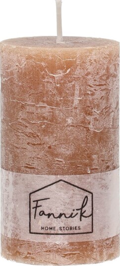 Fanni K - Rustik blokklys 12 cm cashew