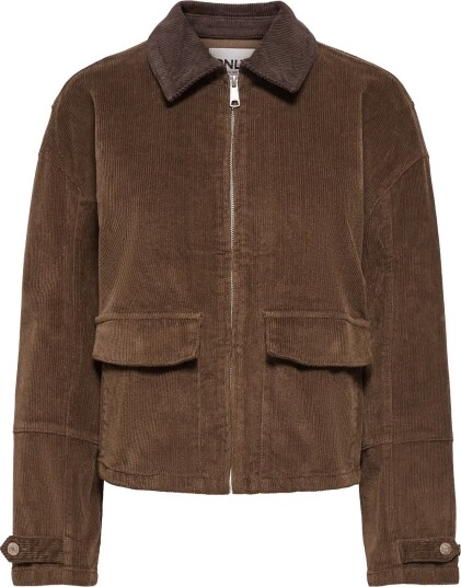 ONLY Onlglobal L/S Cord Jacket Cc Pnt Brown XS
