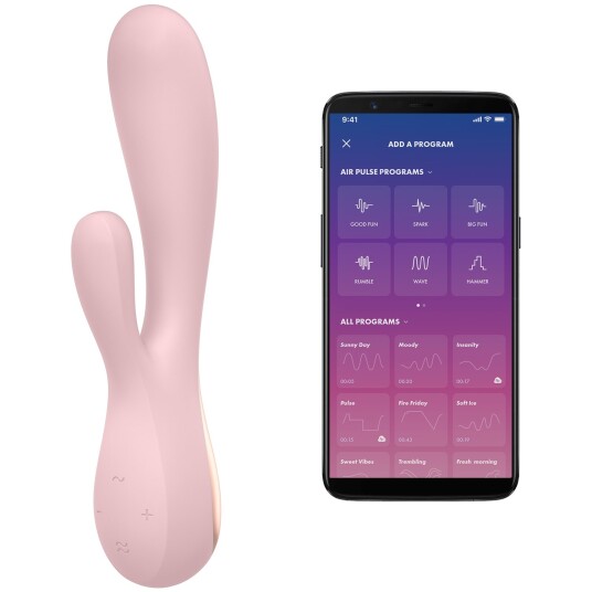 Satisfyer Mono Flex Rabbitvibrator - Lyserosa Satisfyer Mono Flex Rabbitvibrator - Lyserosa