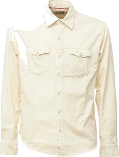 MC2 Saint Barth, Herre, Skjorter, Beige, M,