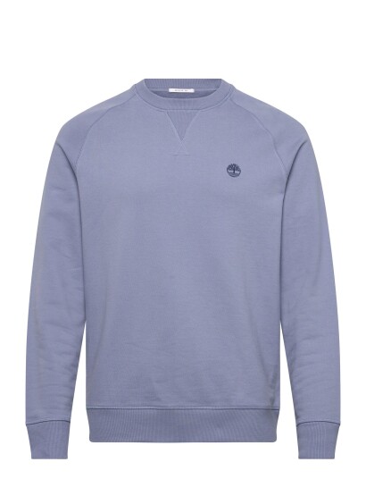 Timberland Exeter River Loopback Crew Neck Sweatshirt Stone Wash Blue XL