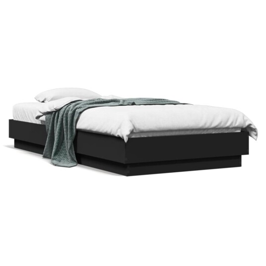  Sengeramme svart 90x190 cm konstruert tre 8721012286849