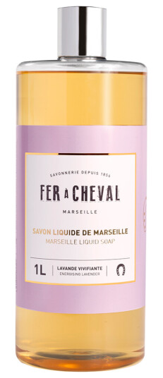 Fer Á Cheval Marseille flytende såpe refill energising lavende 1L