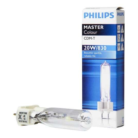 Philips MASTERColour CDM-T 20W G12 Varm Hvit Lyspære