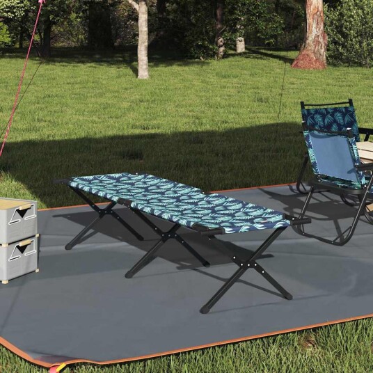 Sammenleggbar camping seng Skog 193 x 69 x 45 cm Oxford stoff