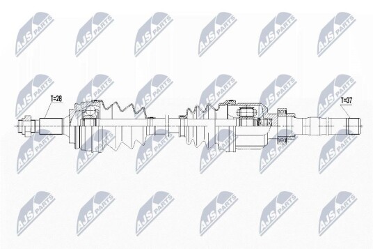 Nty Drivaksel NTY NPW CT 073