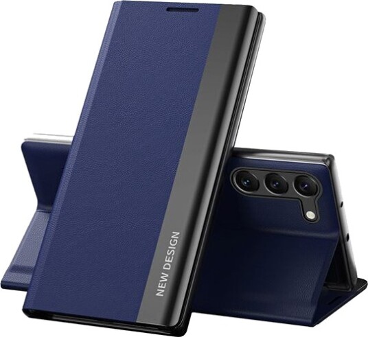 Hurtel Sleep Case Pro Case for Samsung Galaxy S23+ with Flip Stand Blue