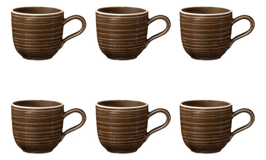 Seltmann Weiden Terra espressokopp 9 cl 6-pakning Earth Brown