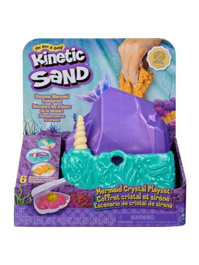 Kinetic Sand Mermaid Crystal Playset