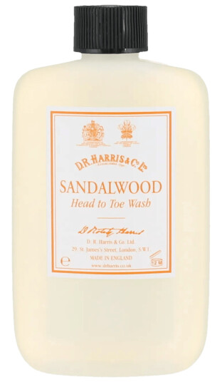 D. R. Harris Sandalwood Head to Toe Wash - sjampo og dusjsåpe 250ml