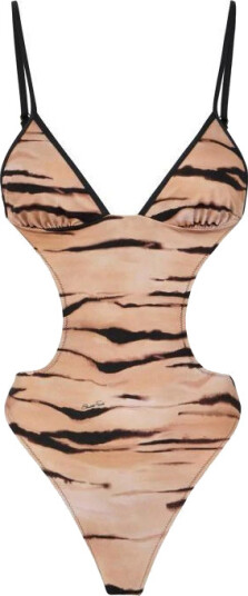 Elisabetta Franchi Dame Svømmetøy Brun XS, Elisabetta Franchi Dame Svømmetøy Brun XS,