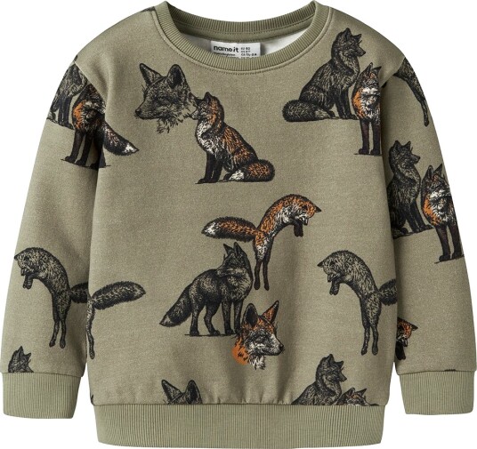 Name It Collegegenser NmmOrell Mermaid Name It 3 år (98) Collegegenser Armygrønn Grønn