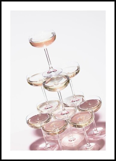 Champagne tower_1 Plakat Plakat / 40x50cm Champagne tower_1 Plakat Plakat / 40x50cm