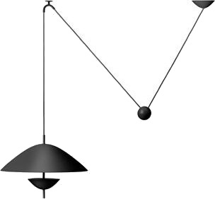 Ferm Living Lod Taklampe Sort/ Jern