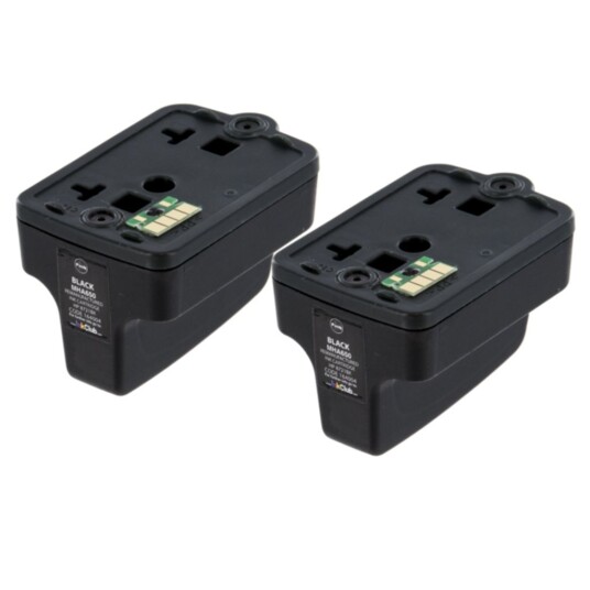 inkClub MHA650-2 Blekkpatron sort, 2pk